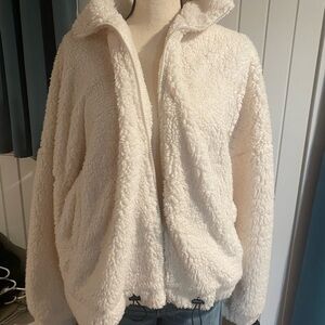 Cozy White Sherpa Jacket